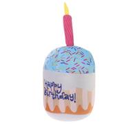 Angoily Happy Dogs Birthday Toy, Dog Birthday Cake Toy for Dogs - Plush Dog