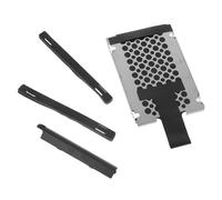 Angoily Hard Drive Cage Hdd Mounting Bracket Rubber Rail Screw Kit for Laptop Series Replacement Internal Hard Disk Drive Holder