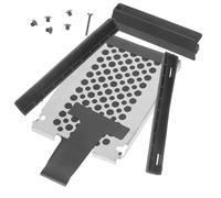 Angoily Hard Drive Mounting Bracket Adapter for Ti to Bay with Rubber Guide Rail Screw Kit Included Vibration Reduction and Secure Hard Disk Holder