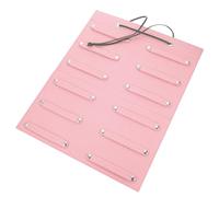 Angoily Headdress Storage Pouch Unique Felt Bow Holder Headband Hanging Organizer Beautiful Scenery Design Premium Felt Material Decorative Display for Room Use for Family and Friends