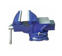 Angoily Heavy Duty Mini Flat Table Steel Vise Clamp for Woodworking DIY Crafts Jewelry Projects Portable Durable Workbench Tool Blue