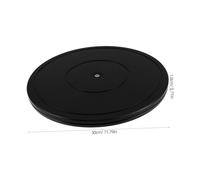 Angoily Heavy Duty Plastic Pottery Turntable with Smooth Rotation Slip Base for Clay Sculpting Flower Arrangements Scratch Resistant Surface Portable and Stable Craft Display Stand