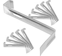 Angoily Heavy Duty Roof Tile Fasteners 20Pcs Stainless Steel Clips Reverse Hook Design for Secure Roofing Installation