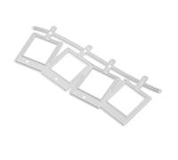 Angoily High Carbon Steel Cutting Dies for Card Making with Photo Frame and Bear Shapes, Simple Design and Sturdy Metal Die Cuts for Scrapbook and Photo Album Crafts