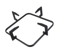 Angoily Home Gas Stove Cast Iron Rack Stove Pan Holder Square Wok Support Non-slip Design Easy to Install