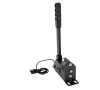 Angoily Hydraulic USB Handbrake Adjustable Long Arm Drift Brake Lever for Racing Simulators Compatible with Windows Systems Precision for Rally and Drift Game Control