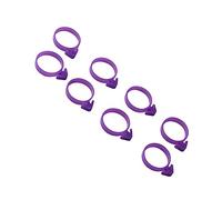 Angoily Icing Bag Sealing Cake Decorating Icing Bag Ring 12Pcs Silicone Round Buckle Easy to Clean for Baking Kitchen Use