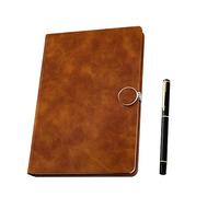 Angoily Imitation Leather Notebook Set with Pen Travel Diary Book Stylish Notepad for Daily Notes for Family and Friends Convenient and Portable for Everyday Use