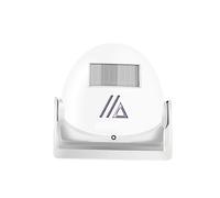 Angoily Infrared Sensor Electronic Welcome Doorbell Wireless Smart Home Modern House Door Bell White Battery-Free Suitable for Entryways and Apartments