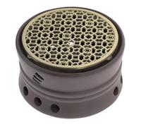 Angoily Japanese Style Ceramic Teapot Warmer Candle Stand for Household Use, Black Tea Heating Tool with Fine Workmanship and Safe to Use Design, for Friends Who to Drink Color