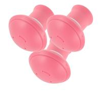 Angoily Jaw Exercise Ball 3-Pack Facial Exerciser for Double Chin Reduction, V Shape Face Lifting and Jawline Training, Pink Face Shaper Tool for Skin Toning and Facial Yoga