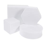 Angoily Jewelry Display Blocks 4pcs Geometric Foam Cube Props for Photography Stylish and Versatile for Makeup