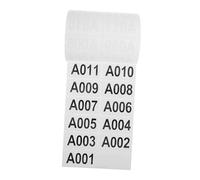 Angoily Labels Self Adhesive Inventory Stickers with Strong Adhesive Sequential Numbering for Warehouse Logistics Production for Accurate Storage Classification and Inventory Management