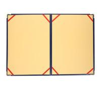 Angoily Large Blue Portfolio Folder Organizer with Writing Board for Meeting Notes and Contract Management Business Document Holder