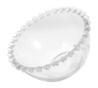 Angoily Large Glass Salad Bowl Glass Fruit Serving Bowl for Kitchen Prep and Dining