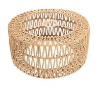 Angoily Large Handmade Straw Rope Lampshade Lightweight Woven Lamp Cover for Living Rooms Restaurant Hallway Ceiling Light