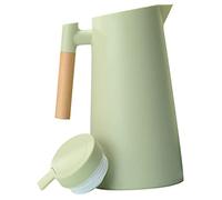 Angoily Large Insulated Water Kettle with Handle Vacuum Glass Liner Hot Water Bottle for Office and Camping Durable Leakproof Thermal Jug with Excellent Heat Retention Green Scandinavian