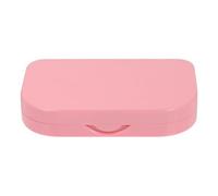 Angoily LED False Eyelash Case with Mirror and Sufficient Storage Space, Lightweight Plastic Lash Organizer for Friends Gathering and Dating, Portable Eyelash Box Random Color