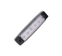 Angoily LED Trailer Lights 12v Multi Function Waterproof Abs Side Marker Lights for Truck and Dump Suitable for Mounting on Flat Surface