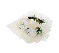 Angoily Lightweight Cloth Flower Crown Headband for Women, Resistant to Deformation Floral Headpiece for Bachelorette Or Bridal Shower Accessories