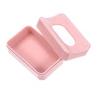 Angoily Lightweight Plastic Nail Art Glitter Storage Box with Brush Holder Practical Nail Powder Storage Container for DIY