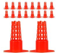 Angoily Lightweight Plastic Queen-Cell Protector Cage with Waterproof Feature for Beekeeping Tools and Queen Rearing