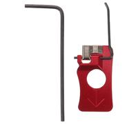 Angoily Magnetic Arrow Rest for Recurve and Arrow, Red Aluminum Alloy with Effortless Installation, Maximizing Aiming Stability for Outdoor in Windy Field Rest Scenarios