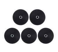 Angoily Magnetic Base LED Light Bar Mounting Brackets Light Base 5pcs with Rubberised Magnet No Drilling Needed , Black for Car Roof Suitable for Automotive Vehicle Spotlight