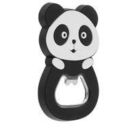 Angoily Magnetic Bottle Opener Panda Design, Black Animal Fridge Magnet Bottle Opening Tool, Creative Novelty,
