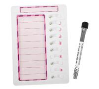 Angoily Magnetic Chores Chart for Reusable Dry Erase Checklist Board Decorative Responsibility Tracker for Household Tasks and Self Discipline Development Easy to Attach to Fridge