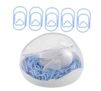 Angoily Magnetic Heart Shaped Paper Clips with Dispenser Colorful Mini Clips for Office School Desk Organization Charming Bookmark and File Holder Accessory