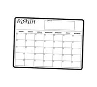 Angoily Magnetic Monthly Planner Board for Fridge Household Schedule Organizer with Dry Erase Surface Reusable Weekly Calendar Plan Accessory for Office Kitchen Students and Family Use