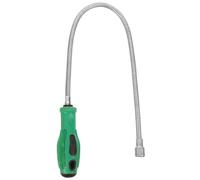 Angoily Magnetic Pickup Tool Magnetic Flexible Pick-up Tool Comfortable Rubber Handle Stainless Steel Magnet Toolbox Supplies for Picking up Fasteners