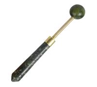 Angoily Manual Back Massager Acupoint Hammer Muscle Massage Stick Jade Portable Body Massage Tool for Daily Use at Home Supporting Muscle for Fitness Enthusiasts and Office Workers
