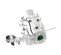 Angoily Men's Hanfu Hair Crown Set Classical Dragon Phoenix Hairpin Ancient Style Wedding Han Style Hair Accessories Headdress for Ceremony and Performance