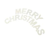 Angoily Merry Christmas Wooden Cutout Letters DIY Embellishment for Scrapbooking Home Table Bookshelf Festive Holiday Decor Crafting