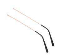 Angoily Metal Eyeglass Replacement Temples Stainless Steel Arms with Single Tooth Design Electroplated Glossy Finish Compatible with Eyewear Frames for Reliable Glasses Repair