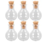 Angoily Mini Glass Bottles with Versatile Use and Design 30pcs with Cork Stoppers and Store Candies, Smooth Texture Glass Vials for DIY Crafts Making