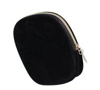 Angoily Mini Makeup Storage Bag Square Key Pouch Black Velvet Change Purse Small Toiletries Bag for Women Compact Makeup Storage Pouch for Daily Use