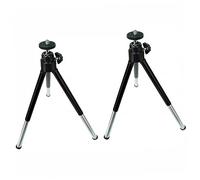 Angoily Mini Mobile Phone Tripod Universal Compatibility for Mobile Phone and Digital Camera Telescopic Two-segment Design 2pcs Aluminium and Plastic Material for Table Photography