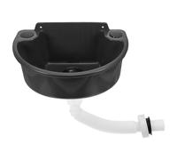 Angoily Mini Plastic Wall Mount Corner Sink with Odour-Free Performance, Space-Saving Small Vanity Washbasin for Bathroom and Porch, Stylish and Practical Design