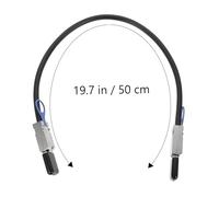 Angoily Mini Sas Sff High-speed Data Transfer Cable for Storage Systems Backwards Compatible with Sata Design for Server and Hard Drive Connectivity