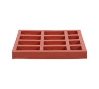 Angoily Miniature Brick Silicone Mold Set for DIY Crafting Flexible Mini Concrete Brick Wall Moulds for Model Building and Home Decoration