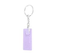 Angoily Miniature Purple Keyboard and Mouse Keychain Compact Tech Charm Backpack Bag Accessory for Boys Stylish Lightweight Novelty Mouse Keyring