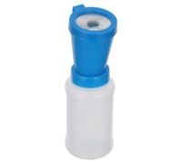 Angoily Ml Non Return Teat Dip Cup with Brush for Cattle and Goat, Ergonomic Plastic and Silicone Milking Cleaning Cup for Professional Dairy Parlor and Livestock Operations