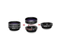 Angoily Mobile Phone Camera Lenses Wide Angle Macro Polarized Starlight Scope Kaleidoscope Aluminum Alloy No Scratch Installation