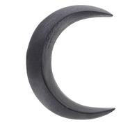 Angoily Moon Shape Hair Stick Wooden Hair Fork Small Black Crescent Hairpin for Women and Accessories