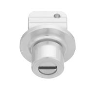 Angoily Motorcycle Key Head Cover Precision-designed Aluminium Alloy Silver with 9mm Hole Width Key Cap to Withstand Daily Wear and Tear, for Commuting the City and Exploring