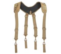 Angoily Multifunctional Padded Tool Belt Suspenders for Men, Construction and Electrician Work, Heavy-Duty Adjustable Suspenders with Attachment Loops, Carpenter Work Belt Organizer,