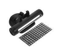 Angoily Multifunctional Temporary Parking Card and Phone for Car Dashboard with Metal Phone Holder and Emergency Window Breaker, Black Car Interior Accessory for Temporary Parking and Contact Display